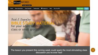 Adult Sunday School Lessons as current as this week's news. | The Wired Word