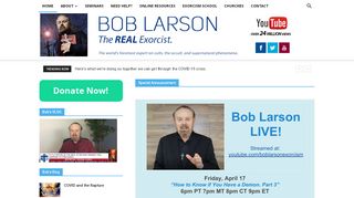 Bob Larson The Real Exorcist - Get Free From Your Demons!