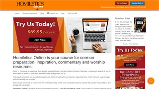 Homiletics Online | Sermon Preparation, Commentary and Worship Resources.